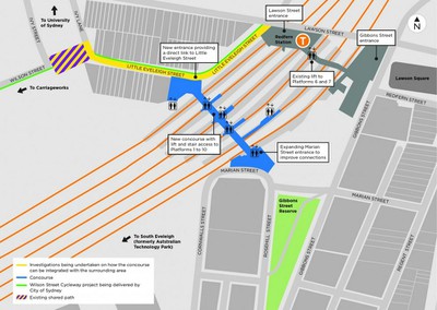 Redfern Station Proposed Southern Concourse 2019